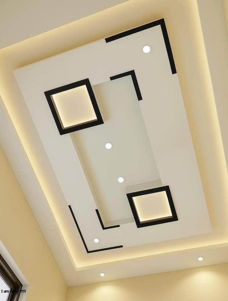 Geometric POP Ceiling